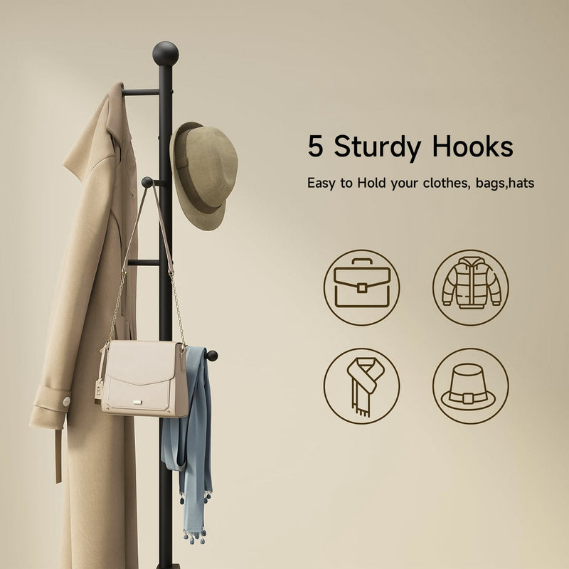 Shoe Bench,Hall Tree, Coat Rack with Bench, Freestanding Coat Rack with Shoe Storage for Entryway, Hallway