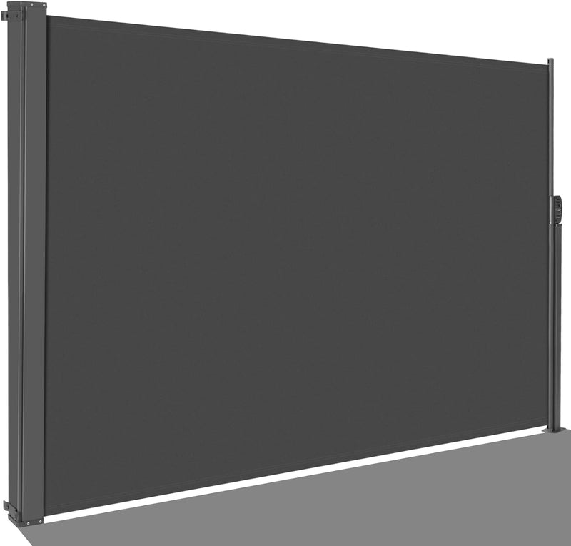 Outdoor Retractable Side Awning Patio Privacy Screen With UV-resistant, Waterproof for Garden, Balcony
