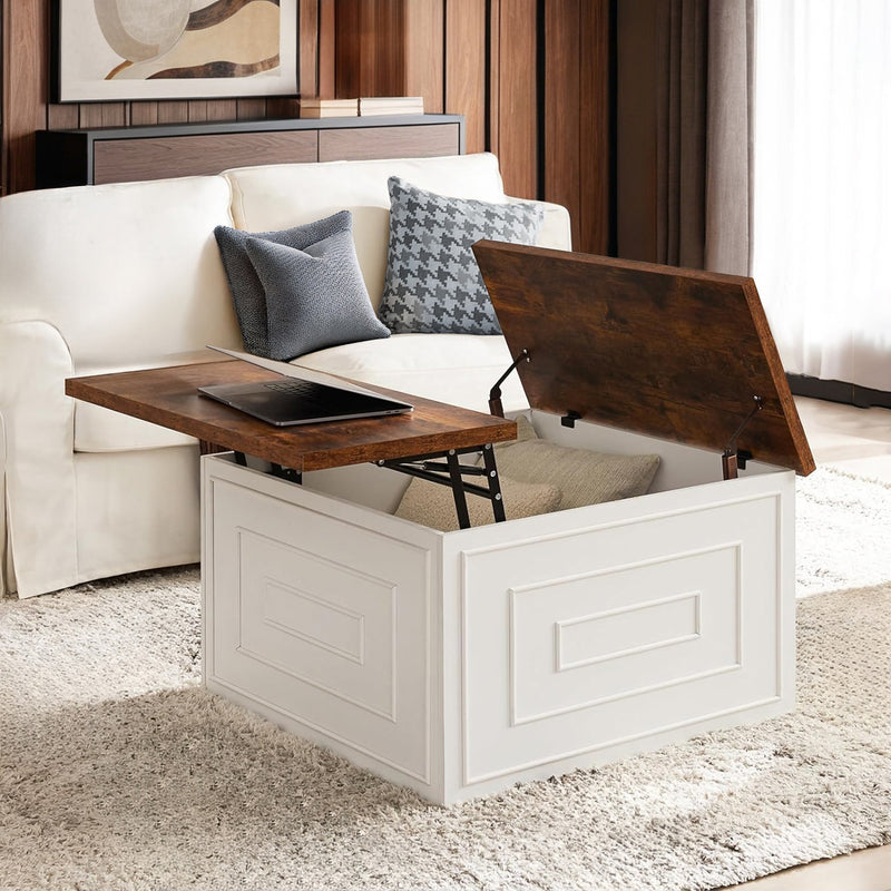 31 inch Lift Top Coffee Table with Hidden Storage for Living Room