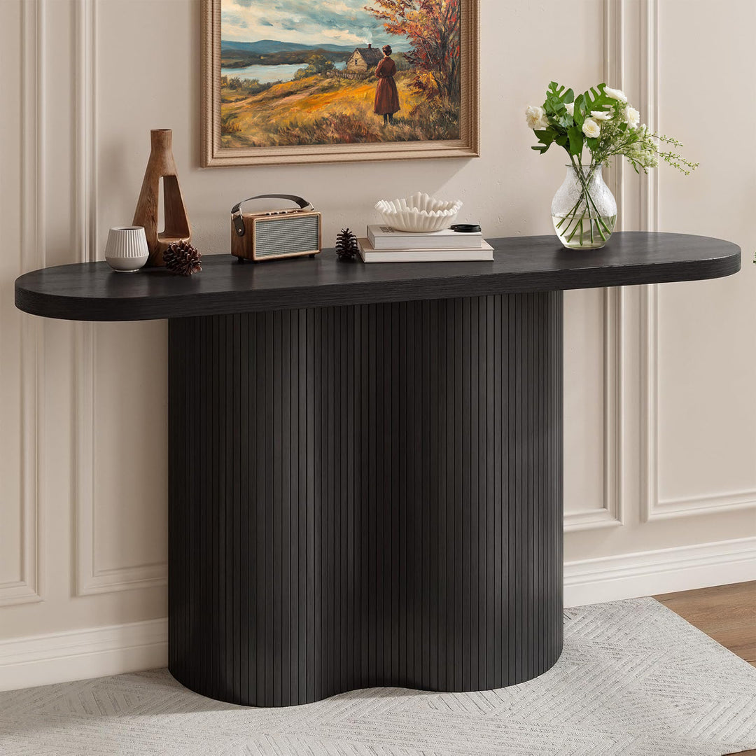 Entryway Table Console Table Sofa Table Accent Table, 57-Inch