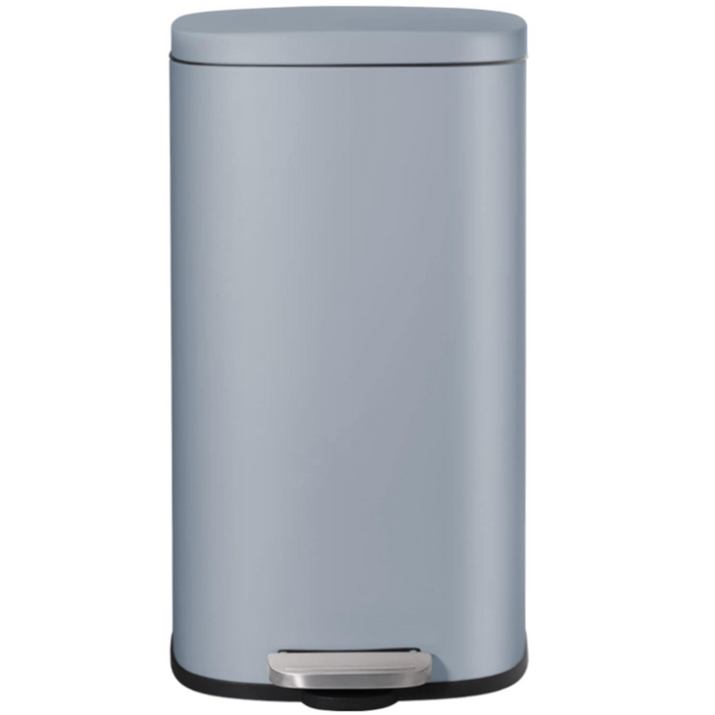 8 Gal (30L) Trash Can Stainless Steel with Lid, Removable Inner Bucket