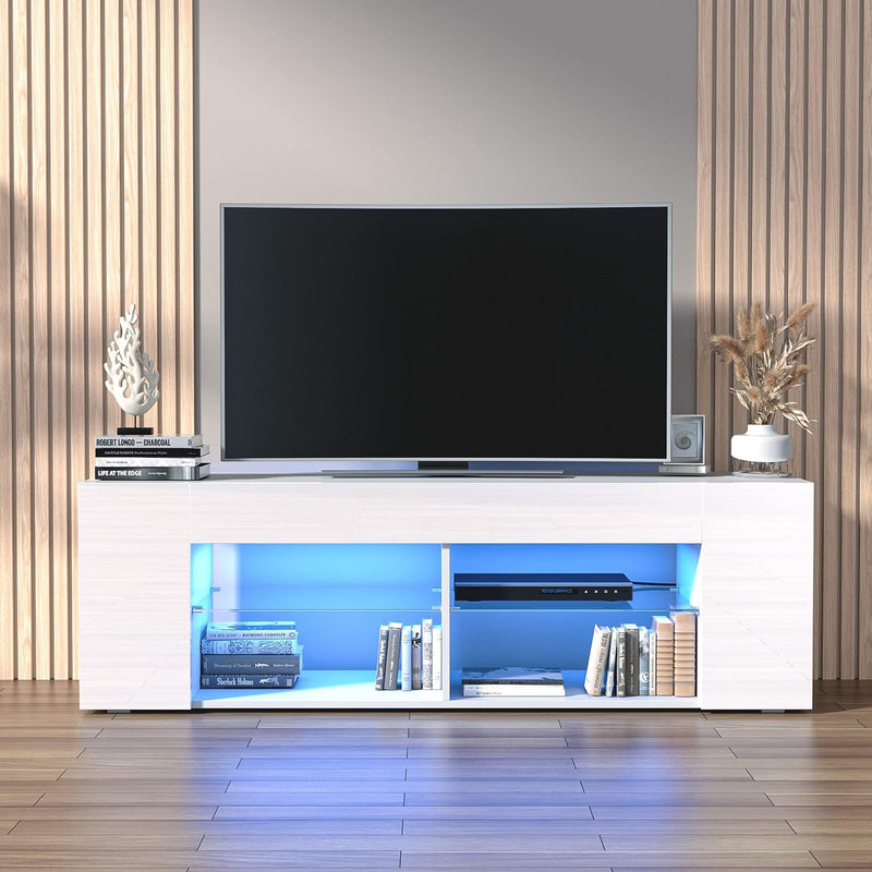TV Stand LED Media Console Tables for 60/65 Inch TV