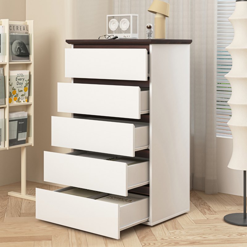 5 Drawer Dresser Storage Dresser, Closet Dressers Chest of Drawers, Chest Cabinet Organizer