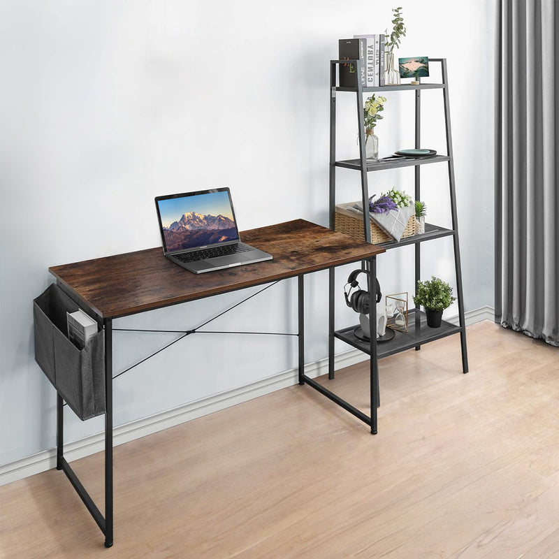 Small Computer Desk 39-inch Simple Writing Desk with Storage