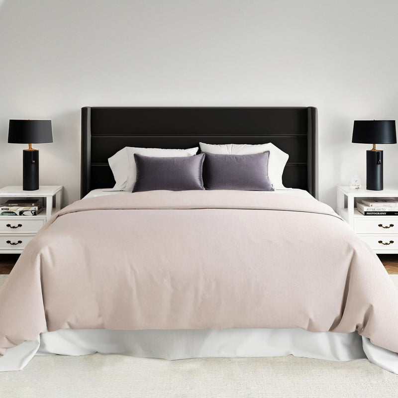 Velvet Lift Up Storage Bed with Modern Wingback Headboard Hydraulic Support, No Box Spring Needed