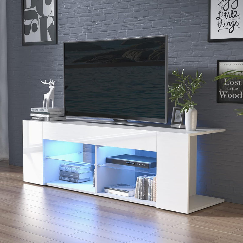 TV Stand LED Media Console Tables for 60/65 Inch TV