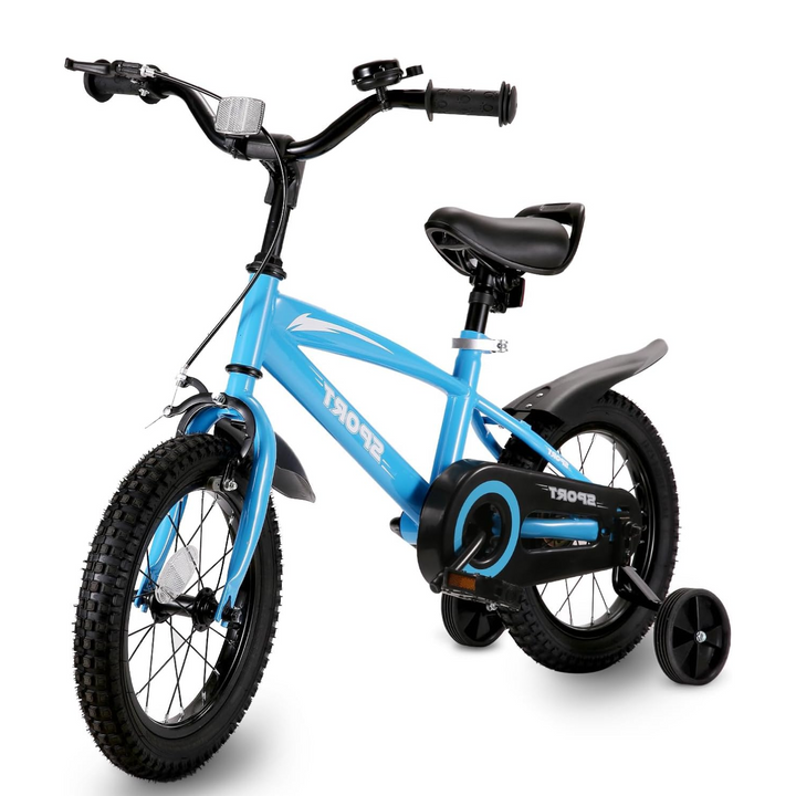 14 Inch Kid's Bike with Training Wheels for Ages 5-8 –