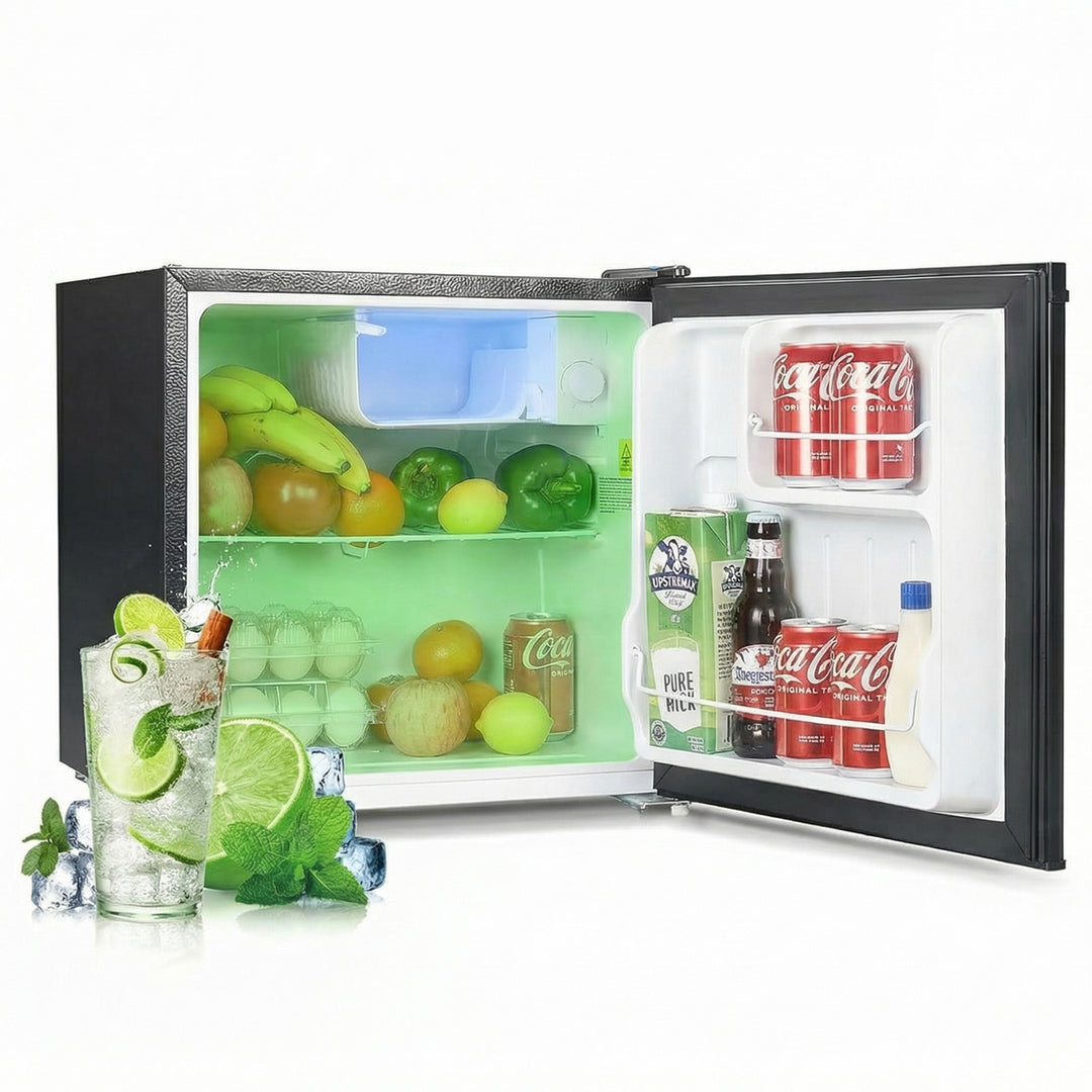 Mini Fridge with Freezer, 1.7 Cu Ft Compact Refrigerator with