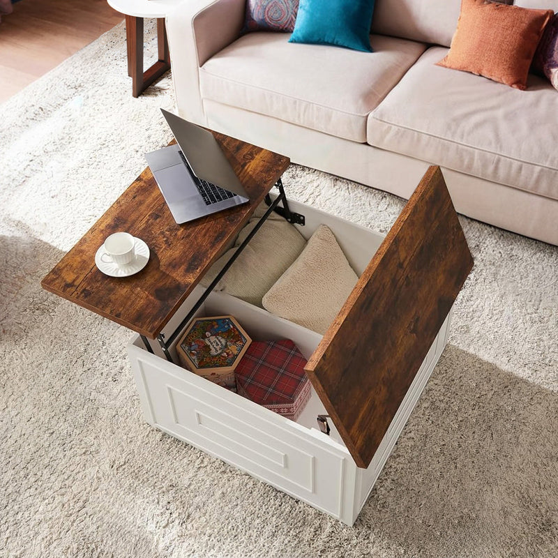 31 inch Lift Top Coffee Table with Hidden Storage for Living Room