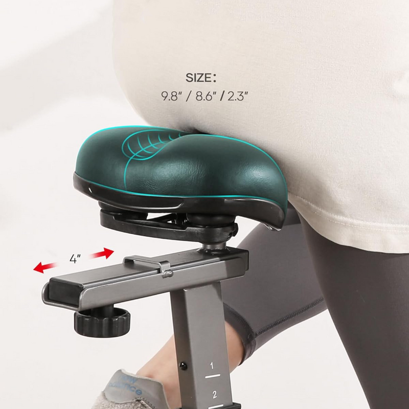 Exercise Bike Stationary Recumbent Exercise Bike, Workout Bike with Comfortable Seat Cushion, Home Bike with Resistance and Comfort Saddle