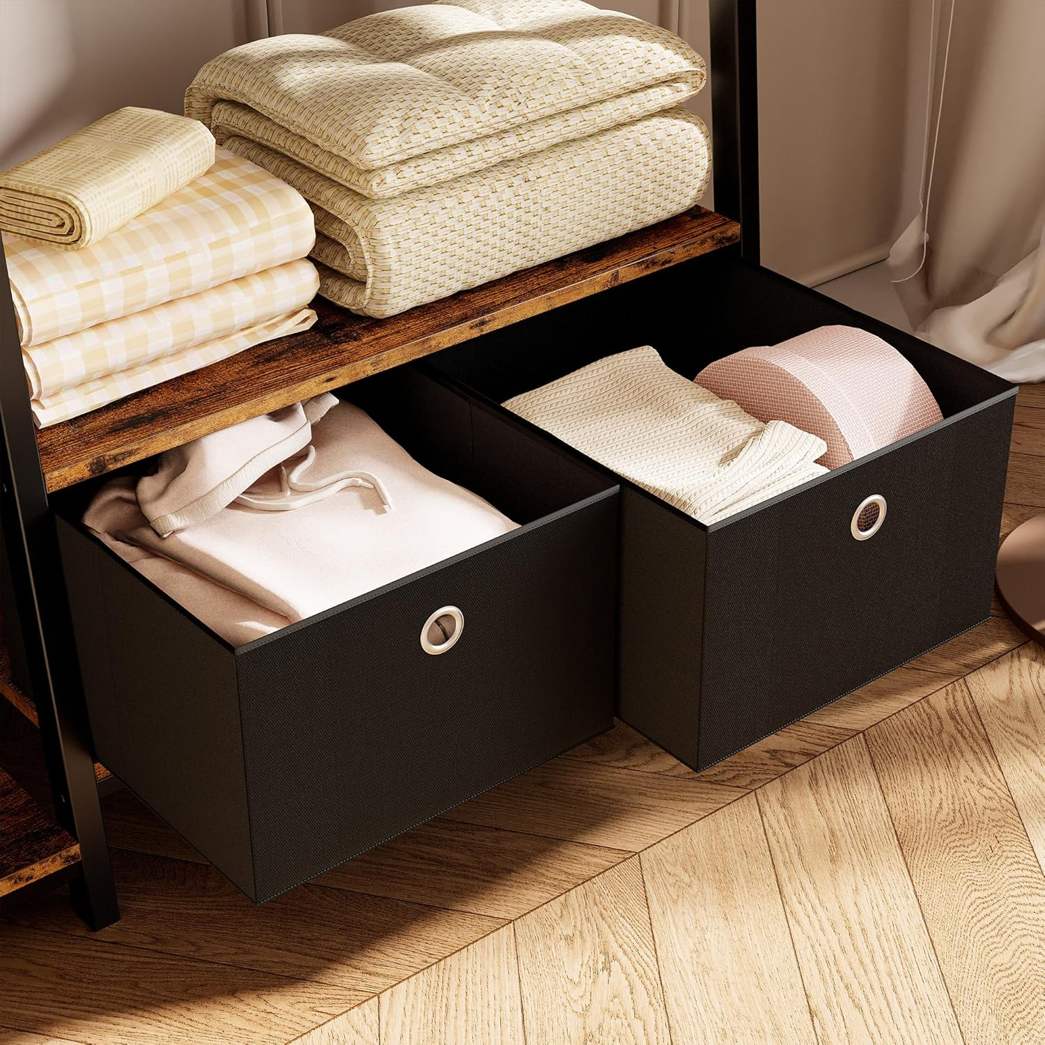 Industrial Closet Rack, Closet Organizer, Storage Shelves, Heavy Duty